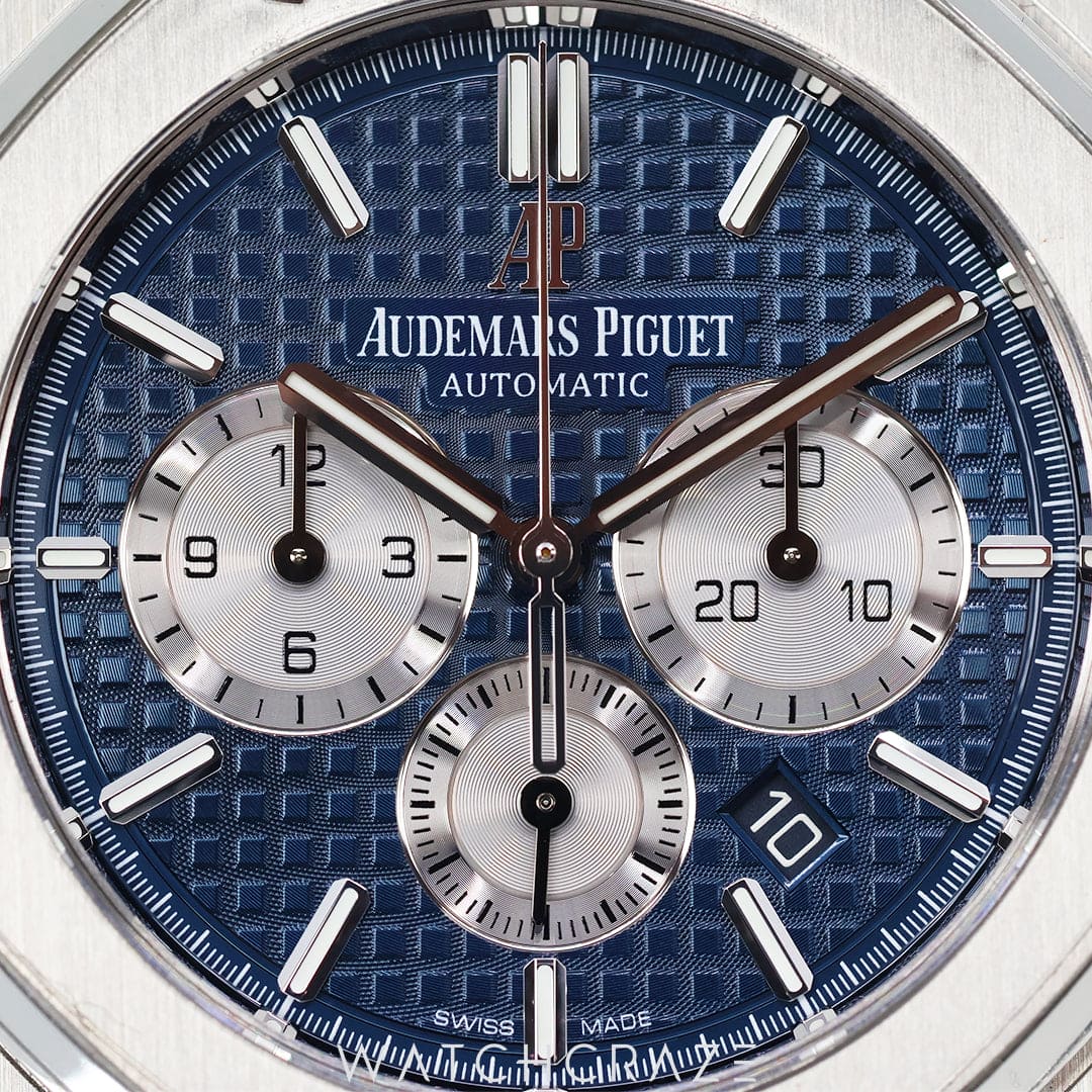 Ap chronograph blue dial sale