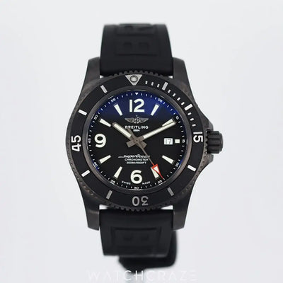 2021 BREITLING SUPEROCEAN AUTOMATIC BLACK STEEL 46MM M17368