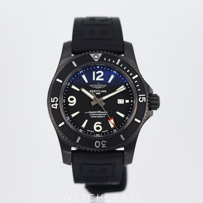 2021 BREITLING SUPEROCEAN AUTOMATIC BLACK STEEL 46MM M17368