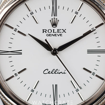 ROLEX CELLINI TIME WHITE DIAL 39MM 50509