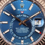 2023 ROLEX SKY-DWELLER 18K ROSE GOLD BLUE DIAL 42MM 336935