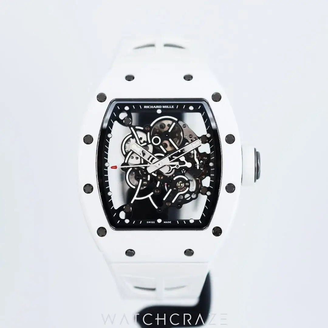 2018 RICHARD MILLE BUBBA WATSON RM055 WHITE CERAMIC
