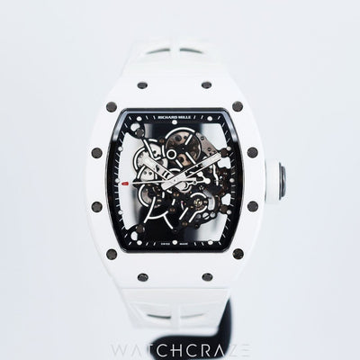 2018 RICHARD MILLE BUBBA WATSON RM055 WHITE CERAMIC