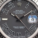 2011 ROLEX DATEJUST II GREY DIAL OYSTER BRACELET 41MM 116334