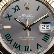 2024 ROLEX DATEJUST WIMBLEDON DIAL STEEL AND GOLD 41MM 126333