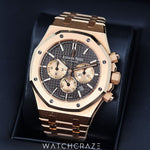 2019 AUDEMARS PIGUET ROYAL OAK CHRONOGRAPH ROSE GOLD 41MM 26331OR.00.12200R.02