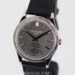 2023 PATEK PHILIPPE CALATRAVA WHITE GOLD DIAL 39MM 6119G-001
