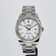 2022 ROLEX DATEJUST WHITE DIAL 41MM 126334 STAINLESS STEEL