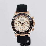 2018 ROLEX DAYTONA ROSE GOLD IVORY DIAL 40MM 116515LN