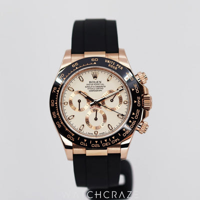 2018 ROLEX DAYTONA ROSE GOLD IVORY DIAL 40MM 116515LN