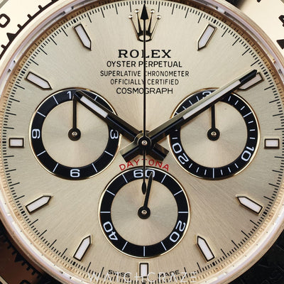 2024 ROLEX COSMOGRAPH DAYTONA CHAMPAGNE DIAL YELLOW GOLD 40MM 126508