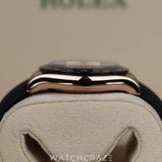 2020 ROLEX DAYTONA OYSTERFLEX ROSE GOLD BLACK DIAL 40MM 116515LN