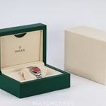 2022 ROLEX OYSTER PERPETUAL RED DIAL 31MM 277200