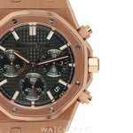 2024 AUDEMARS PIGUET ROYAL OAK CHRONOGRAPH GREEN DIAL ROSE GOLD 26240OR.OO.1320OR.08