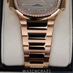2024 PATEK PHILIPPE NAUTILUS LADIES AUTOMATIC ROSE GOLD DIAMOND BEZEL 35.2MM 7118/1200R-00