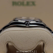 2021 ROLEX DATEJUST DIAMOND MARKERS BLACK DIAL 41MM 126334