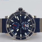 2015 ULYSSE NARDIN MAXI MARJNE DIVER BLUE DIAL 42MM 263-90