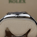 2020 ROLEX DATEJUST BLACK DIAL DIAMOND MARKER 41MM 126334