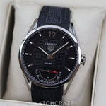 2008 TAG HEUER CARRERA BLACK DIAL 43MM WV3010