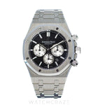 2021 AUDEMARS PIGUET ROYAL OAK CHRONOGRAPH BLACK DIAL 41MM 26331ST