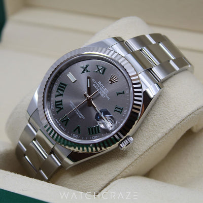 2023 ROLEX DATEJUST ‘WIMBLEDON’ 41MM 126334