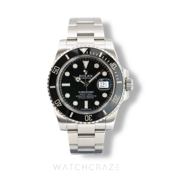 2019 ROLEX SUBMARINER DATE 40MM 116610LN