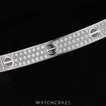 2022 CARTIER LOVE BANGLE PAVE CERAMIC SIZE 21