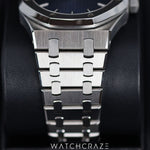 2019 AUDEMARS PIGUET ROYAL OAK BLUE DIAL 41MM 15500ST.OO.1220ST.01