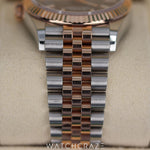 2023 ROLEX DATEJUST SLATE DIAL 36MM 126231 TWO TONE ROSE GOLD STAINLESS STEEL