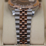 2024 ROLEX DATEJUST CHOCOLATE DIAL TWO TONE 41MM 126331