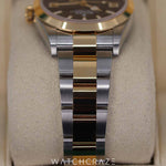 2024 ROLEX EXPLORER TWO TONE STEEL AND YELLOW GOLD BLACK DIAL 36MM 124273