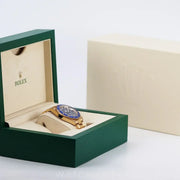2024 ROLEX SUBMARINER YELLOW GOLD BLUE DIAL 'BLUESY' 41MM 126618LB