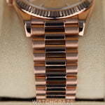 2020 ROLEX DAY-DATE SUNDUST DIAL BAGUETTE 40MM 228235