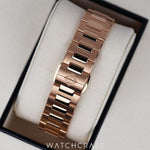 2024 PATEK PHILIPPE NAUTILUS LADIES AUTOMATIC ROSE GOLD DIAMOND BEZEL 35.2MM 7118/1200R-00
