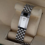 2020 ROLEX DATEJUST BLACK DIAL DIAMOND MARKER 41MM 126334