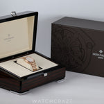 2024 PATEK PHILIPPE NAUTILUS LADIES AUTOMATIC ROSE GOLD DIAMOND BEZEL 35.2MM 7118/1200R-00