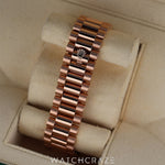 2020 ROLEX DAY-DATE SUNDUST DIAL BAGUETTE 40MM 228235