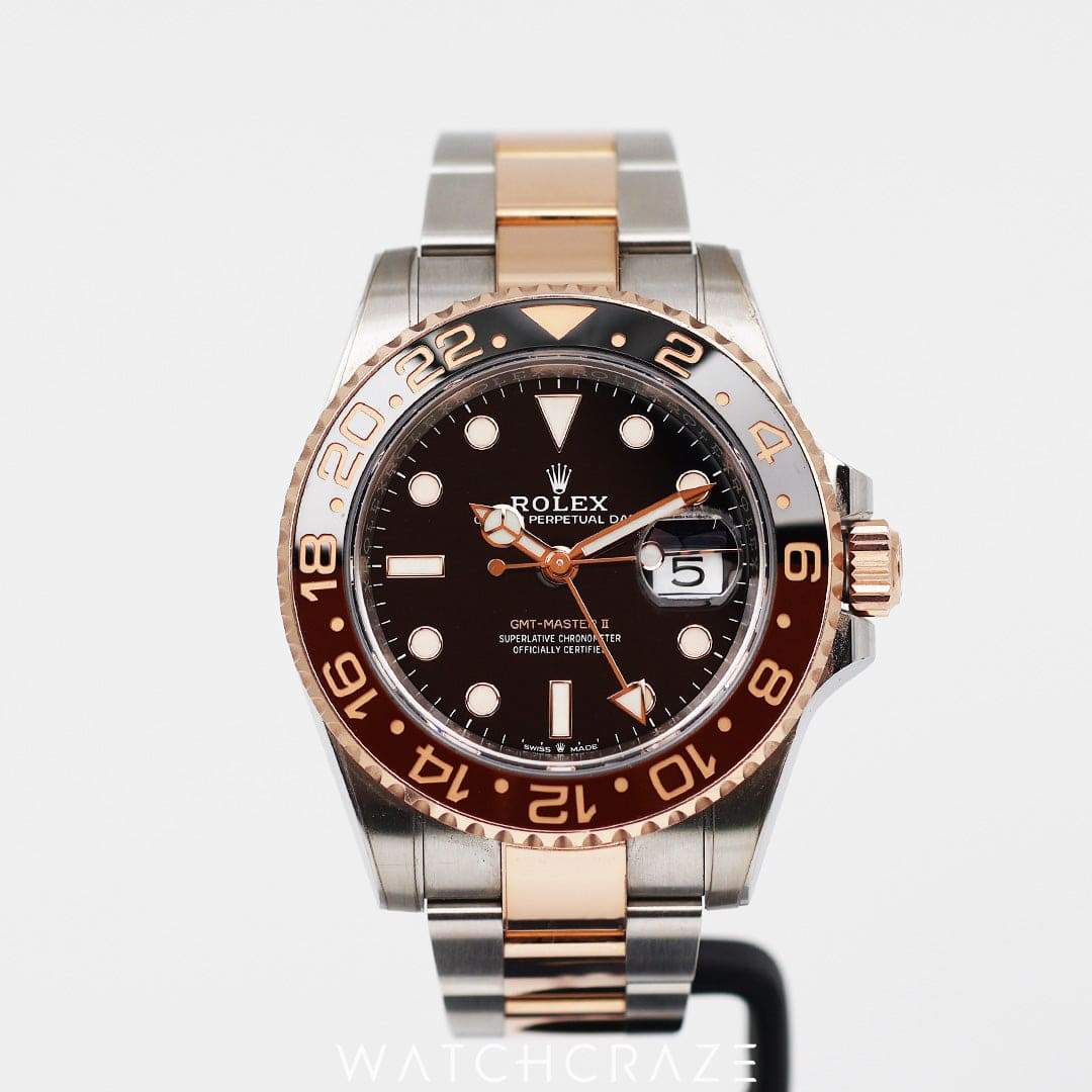 2022 ROLEX GMT MASTER II "ROOT BEER" 40MM 126711CHNR