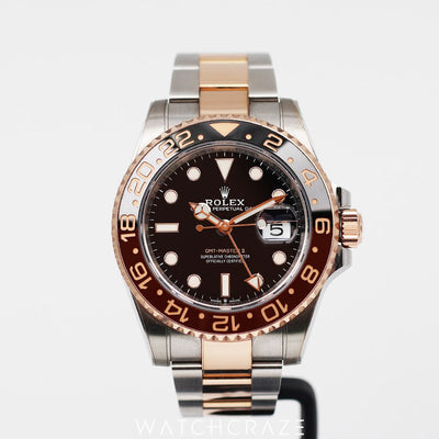 2022 ROLEX GMT MASTER II "ROOTBEER" 40MM 126711CHNR