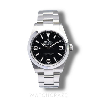 2022 ROLEX EXPLORER BLACK DIAL 36MM 124270