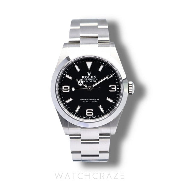 2022 ROLEX EXPLORER BLACK DIAL 36MM 124270