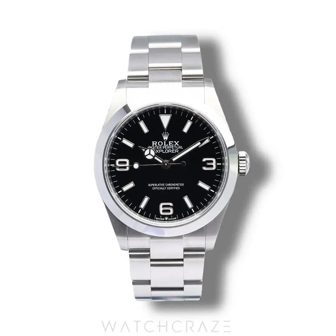 2023 ROLEX EXPLORER BLACK DIAL 36MM 124270