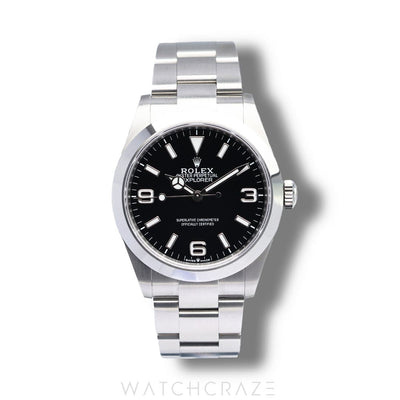 2023 ROLEX EXPLORER BLACK DIAL 36MM 124270
