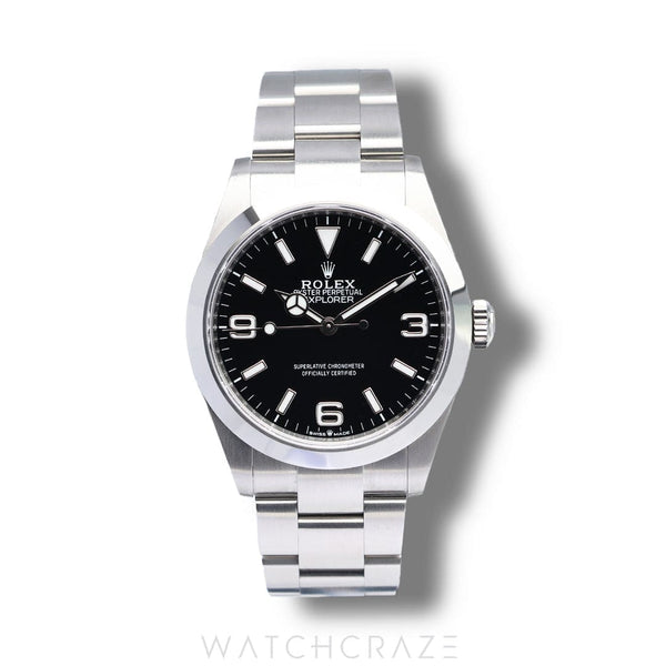2023 ROLEX EXPLORER BLACK DIAL 36MM 124270