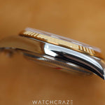 1999 ROLEX DATEJUST TWO-TONE GOLD WHITE DIAL 36MM 16233