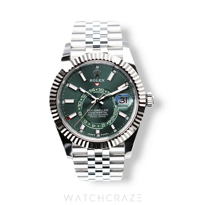 2024 ROLEX SKY-DWELLER GREEN DIAL 42MM 336934