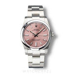 2024 ROLEX OYSTER PERPETUAL PINK DIAL 34MM 124200