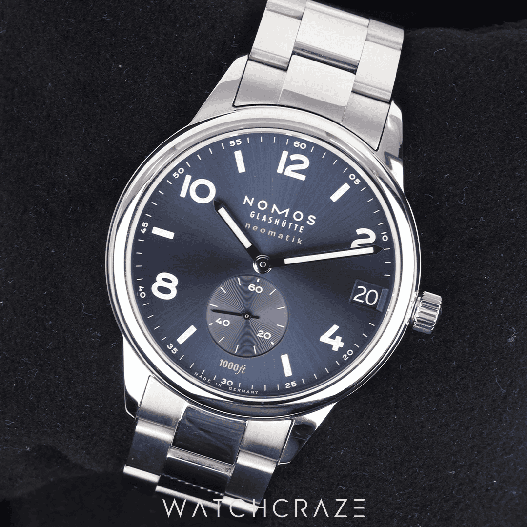 2022 NOMOS CLUB SPORT NEOMATIC DATE BLUE DIAL 42MM 782/1070