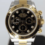 2020 ROLEX DAYTONA TWO TONE DIAMOND MARKERS 40MM 116503