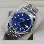 2023 ROLEX DATEJUST BLUE MOTIF DIAL 41MM 126300